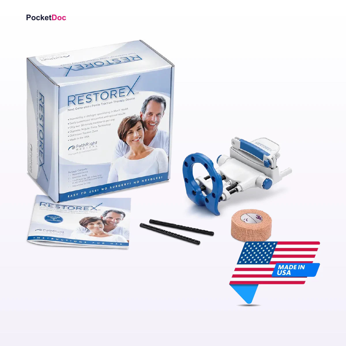 Restore X - Next Generation Penile Traction Therapy Device