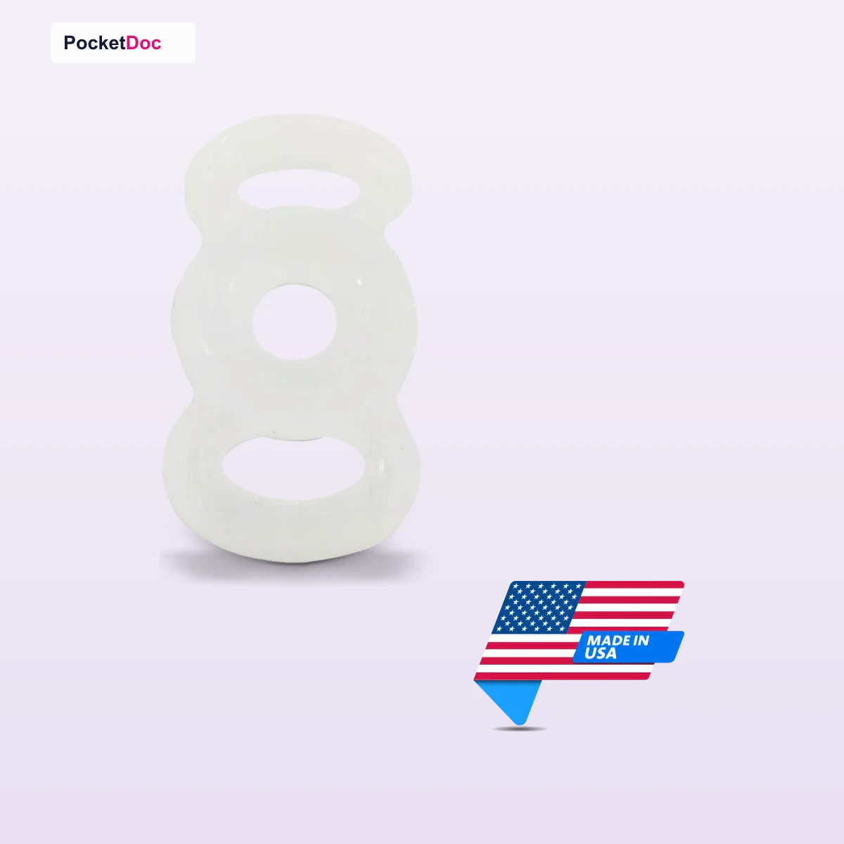 Andromedical silicone restriction ring for use with erection device sizes 1-3
